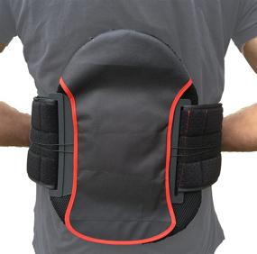 img 1 attached to 👍 Alpha Medical Pain Relieving Back Brace: Lumbo-Sacral Orthosis Corset for Spinal Decompression & Universal Back Support