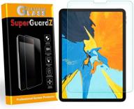 [2-pack] tempered glass anti blue light screen protector for ipad pro 11 (2021/2020 / 📱 2018) / ipad air (4th gen, 2020) / ipad air 4 - eye protection, superguardz, anti-scratch logo