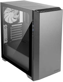 img 3 attached to Antec Performance P82 Flow ATX Mid-Tower Case: Tool-Free 🖥️ Tempered Glass, Removable SSD Rack, White LED, 4x 140mm Fans