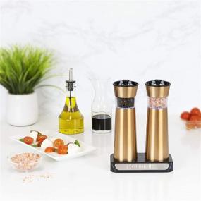 img 3 attached to Optimized for SEO: Kalorik Copper Rechargeable Gravity Salt and Pepper Grinder Set