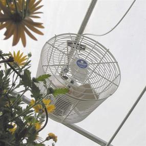 img 2 attached to 🌬️ Schaefer Versa-Kool Air Greenhouse Circulation Fan - Powerful 12 Inch, 5,473 CFM, 1/3 HP, 115/230V, Model# VK12-GA