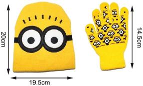 img 3 attached to ❄️ Cold Weather Accessories: Winter Hat and Gloves Set for Boys and Girls