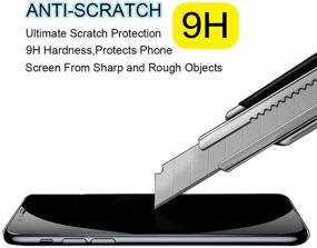 img 2 attached to 📱 Tempered Glass Screen Protector for iPhone XR/11 6.1" - 3 Pack | OWRORA 2.5D Edge, Anti-Scratch, Case Friendly [Siania Retail Package]