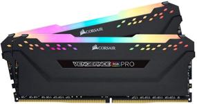 img 3 attached to Corsair Vengeance RGB Pro 32GB (2x16GB) 2666 C16 DDR4 Память для настольных компьютеров - черная, топовая модель: CMW32GX4M2A2666C16.