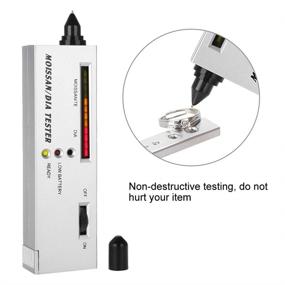 img 1 attached to 💎 High-precision Moissan Diamond Tester with LED Indicator - Moissanites Detector Pen Selector for Professional Jewelry Testing