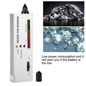 img 2 attached to 💎 High-precision Moissan Diamond Tester with LED Indicator - Moissanites Detector Pen Selector for Professional Jewelry Testing