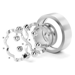 img 1 attached to 🔩 Superior 1 inch Precision Chrome Steel Ball Bearings for Maximum Strength: Heavy-Duty Industrial, Bike Wheel & Crank Bearings - Hard-Wearing & Dependable (Pack of 1)