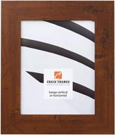 craig frames fm74dkw 10x13 picture frame with smooth finish, 2-inch width, in dark brown логотип