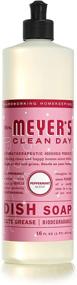 img 2 attached to 🍃 Mrs. Meyer's Clean Day Dishwashing Liquid Dish Soap - Cruelty-Free Formula, Refreshing Peppermint Scent, 16 oz Bottle