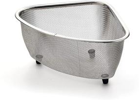 img 3 attached to 🧼 RSVP International Endurance 3 Quart In-Sink Mesh Colander: Organize Sponges, Collect Food Scraps, Dishwasher Safe, Small Corner Basket for Steaming, Draining & Rinsing