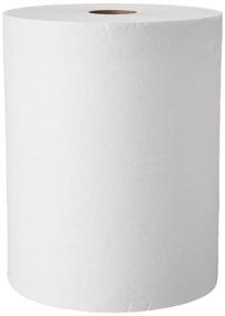 img 2 attached to 🧻 A World of Deals High Capacity White Paper Towels, 10x800 ft (Pack of 6 Rolls) - Premium Quality for Touchless Automatic Roll Towel Dispenser
