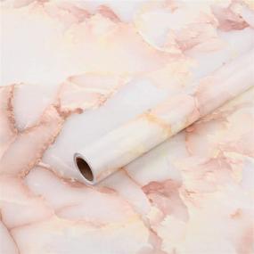 img 4 attached to 🔶 Art3d Marble Contact Paper for Countertops - Self Adhesive Shelf Drawer Liner - Decorative Contact Wallpaper - Waterproof, Peel and Stick, Easily Removable - 17.71" x 78.74" (Matt)