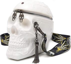 img 3 attached to 🖤 Gothic Halloween Shoulder Crossbody Handbags & Wallets for Women - Handbags and Wallets