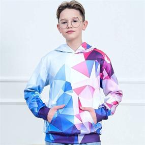 img 3 attached to 👕 Trendy and Cozy: Lovekider 3D Print Hoodies for Boys and Girls, 6-16 Years