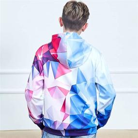 img 2 attached to 👕 Trendy and Cozy: Lovekider 3D Print Hoodies for Boys and Girls, 6-16 Years