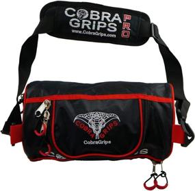 img 2 attached to 👜 Cobra Grips Mini Gear Bag: The Ultimate Adjustable Shoulder Strap and Multipurpose Lifting Grips Solution (Black, One Size)