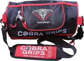 img 4 attached to 👜 Cobra Grips Mini Gear Bag: The Ultimate Adjustable Shoulder Strap and Multipurpose Lifting Grips Solution (Black, One Size)