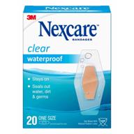 nexcare clear waterproof bandages - 20 each, one size логотип