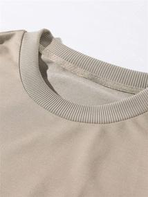 img 1 attached to Romwe Regular Sleeve T Shirt Apricot Men's Clothing