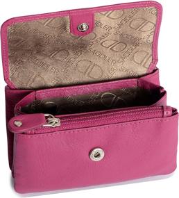 img 2 attached to SADDLER Triple Gusset Additional Section Women's Handbags & Wallets