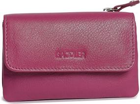 img 3 attached to SADDLER Triple Gusset Additional Section Women's Handbags & Wallets