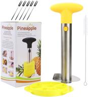 🍍 vanleonet pineapple slicer corer: upgraded stainless steel cutter for effortless home and kitchen use logo