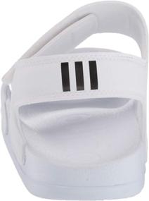 img 2 attached to Adidas Adilette Athletic Sandal Sneaker - White Men's Shoes