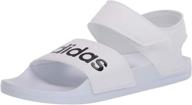 adidas adilette athletic sandal sneaker - white men's shoes логотип