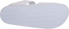 img 1 attached to Adidas Adilette Athletic Sandal Sneaker - White Men's Shoes