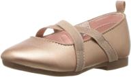 oshkosh b'gosh flora girl's ballet flat - unisex-adult logo