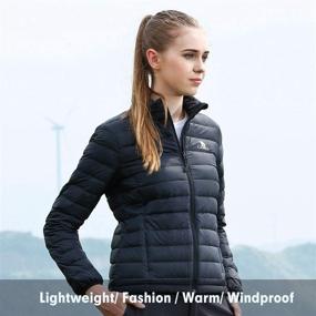 img 2 attached to 🐪 Stylish Camel Women's Lightweight Down Jacket: Packable Puffer Coats for Winter with 4 Pockets