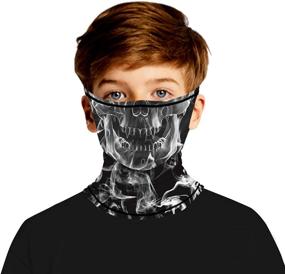 img 3 attached to Gaiters Bandana Loops Mouth Protection Boys' Accessories ~ Cold Weather