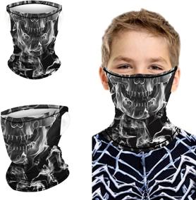 img 4 attached to Gaiters Bandana Loops Mouth Protection Boys' Accessories ~ Cold Weather