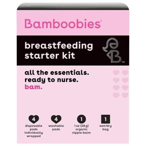 img 4 attached to 🍼 Bamboobies Women's Starter Kit: Reusable & Disposable Nursing Pads, Organic Nipple Balm, and On-the-Go Wet/Dry Bag