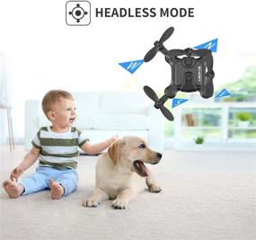 img 1 attached to 🚁 4DRC V2 Mini Drone for Kids: Foldable RC Quadcopter with 3 Batteries, Altitude Hold, Headless Mode, and Easy Fly - Perfect Toy Gift for Beginners Boys and Girls