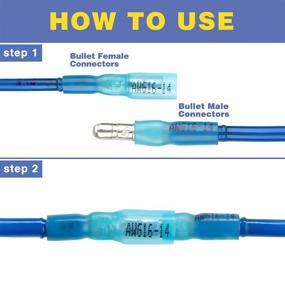 img 1 attached to 🔌 Haisstronica Connectors: Efficient Heat & Quick Disconnect Solutions