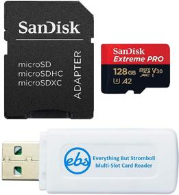 img 4 attached to 📸 SanDisk Extreme Pro 128GB Micro SD Memory Card for GoPro Hero 9 Black Camera Hero9 UHS-1 U3 / V30 A2 4K Class 10 (SDSQXCY-128G-GN6MA) Bundle with Everything But Stromboli SDXC & Micro Card Reader