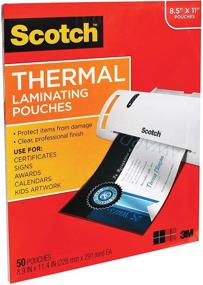 img 2 attached to 📚 Scotch Thermal Laminating Pouches 8.9x11.4 - 3mil, 50-Pack: Clear, High-Quality Protection for All Documents