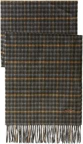 img 2 attached to Hickey Freeman Plaid Cashmere Cosmos: Elevate Your Style with Men's Scarf Accessories