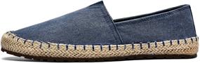 img 3 attached to 👞 Effortlessly Stylish: Casual Canvas Loafers Espadrille Leisure