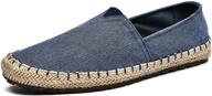 👞 effortlessly stylish: casual canvas loafers espadrille leisure logo