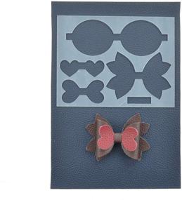 img 3 attached to 🎀 Craft Your Own Leather Bows with this DIY 5 Set Leather Bow Tie Template