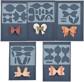 img 4 attached to 🎀 Craft Your Own Leather Bows with this DIY 5 Set Leather Bow Tie Template