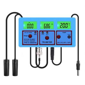 img 4 attached to 🌊 RCYAGO 6-in-1 Digital Water Quality Tester: Multi-Parameter Meter for LCD Display, pH/ORP/EC/CF/TDS(PPM) Measurements & Temperature Analysis