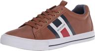 👟 enhance your fashion game with the tommy hilfiger tmranker sneaker cognac men's shoes logo