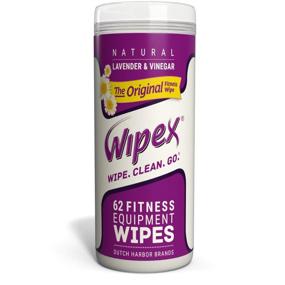 img 3 attached to 🏋️ Wipex Natural Fitness Equipment Wipes: Lavender and Vinegar, 3 Canisters - 186 Wipes