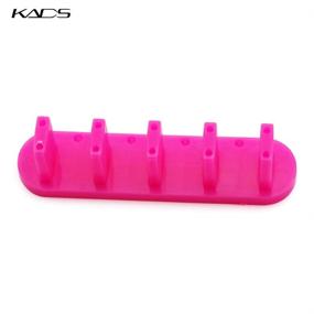 img 1 attached to 💅 KADS 3pcs/set Premium Plastic Nail Art Tips Stand for Practice Training, Display & False Nails Training Tool