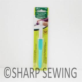 img 1 attached to Clover Needlecraft Amour Multicolor Crochet Hook, 12 mm: A Hook for Effortless Crochet