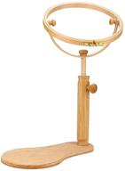 🪡 versatile adjustable rotated embroidery frame stand: perfect for all hoop sizes & cross stitch needs! logo