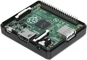 img 3 attached to Черный корпус Raspberry Pi модель A+: быстрая сборка, полный доступ к портам за 30 секунд